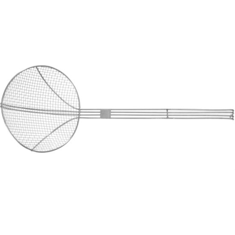 Hendi Frituurschep RVS 180x470mm Met Versterkte Draadgreep - Diameter 18cm 640500