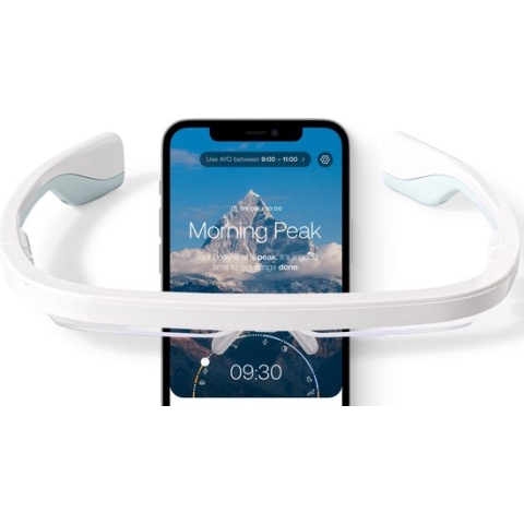 AYOlite lichttherapiebril - In combinatie met lifetime toegang premium AYO-app