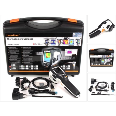 Laserliner ThermoCamera Compact Plus Warmtebeeldcamera - 80 x 80 pixels - -20°C tot 350°C