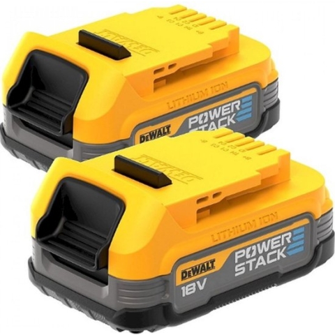 DeWALT DCBP034E2 Compacte POWERSTACK Accuset (2 st.) 18V XR 1.7Ah
