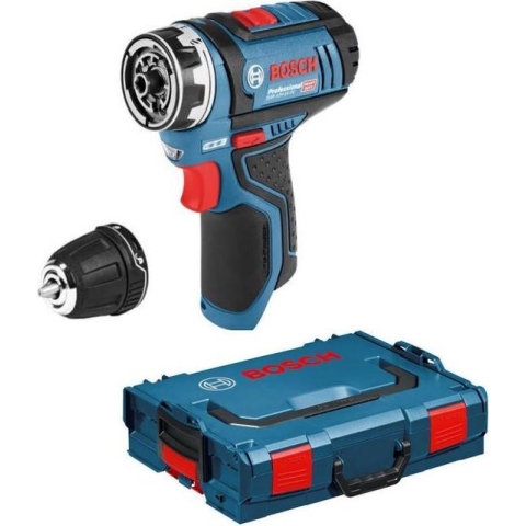 Bosch Professional GSR 12V-15 FC Accuboormachine - 12 V - Zonder accu en lader - Met L-BOXX