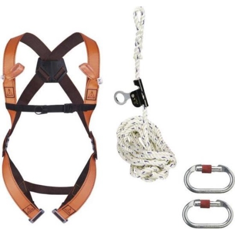 Delta Plus Elara 150 Dak anti-valbeveiliging complete kit+ tas - S/M/L