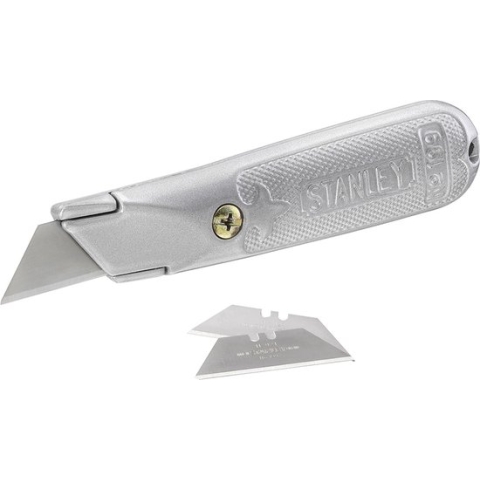 STANLEY 2-10-199 vast mes 199E - incl. 3 reservemesjes - metaal
