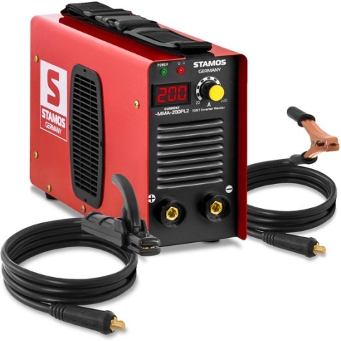 Stamos Elektrode-lasapparaat - 200 A - Hot Start - LED-display