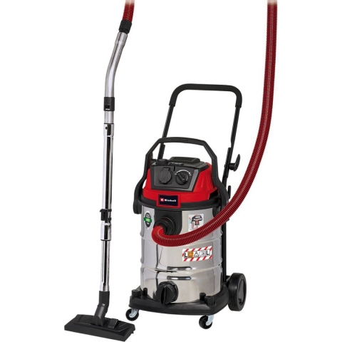 Einhell Nat-/Droogzuiger TE-VC 2230 SACL (1400 W - 220 mbar - 8 m actieradius - HEPA-plooifilter incl. filterreinigingssysteem - 30 L reservoir - stofbeschermingsklasse L - automatisch stopcontact 2000 W)
