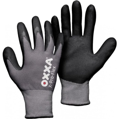 OXXA Premium X-Pro-Flex 51-290 Nitril Foam Handschoen - 1 paar - Grijs - 7/S