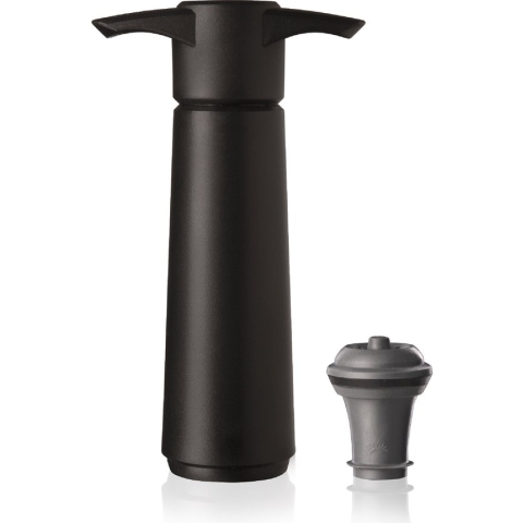 Vacu Vin Wine Saver Zwart | 1 Vacuum Wine Stopper