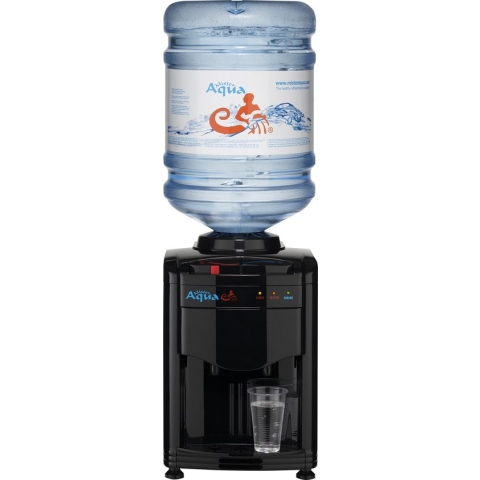 Waterkoeler Amazone Waterdispenser met koud en ongekoelde tapfunctie Tafelmodel waterkoeler geschikt voor alle flessen bronwater/water van 15 18 en 18,9 liter