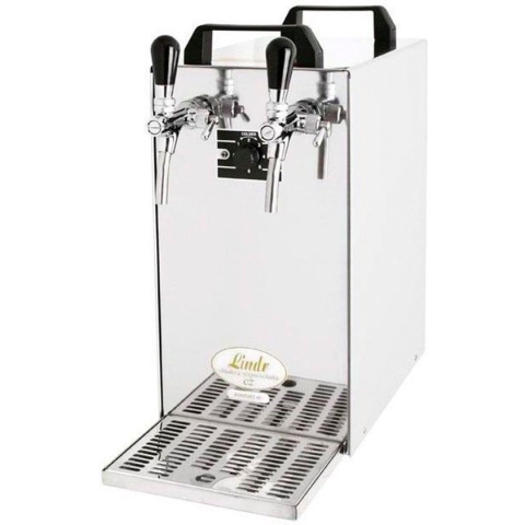 Biertap - Kontakt 40 2-kraans, Droogkoeler, Doorloop 50 liter/u - Biertap, Beertender, Thuistap, Bierkoeler