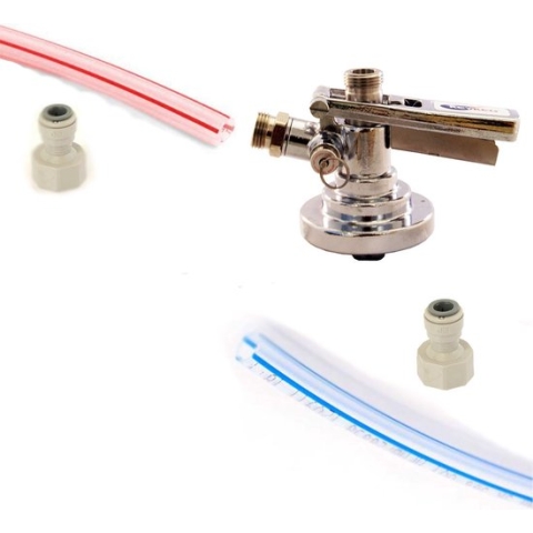 Tapset voor tappen zonder CO2 met Keykeg koppeling