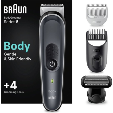 Braun Bodygroomer - Series 5 - 5370 - Voor Heren - Zorgvuldige Manscaping Voor Het Hele Lichaam