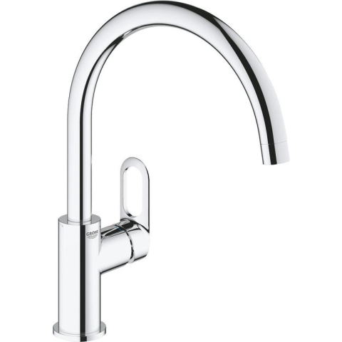 GROHE QuickFix Start Flow Keukenmengkraan - draaibare uitloop - chroom - 31555001