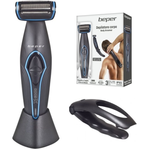 Beper 40.330 - Bodygroomer voor Mannen - Groomingsysteem - Lichaamstrimmer - Bodytrimmer - Scheerapparaat