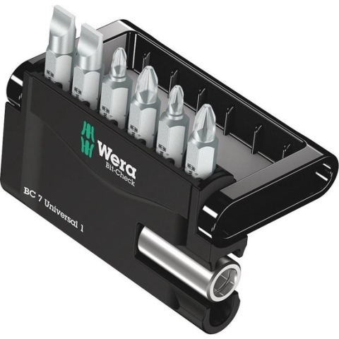 Wera 7-delige bitset - Bit-Check 7 Universal 1