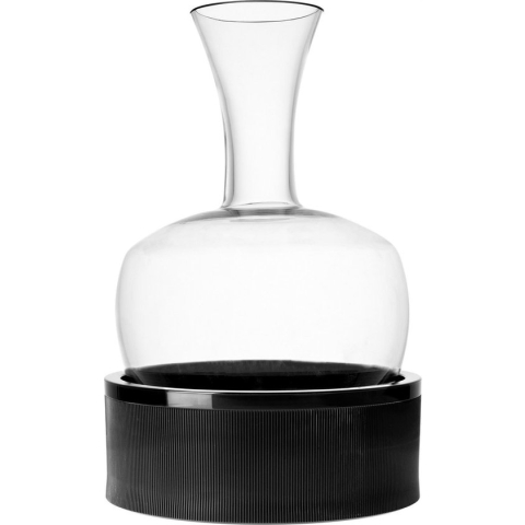 Italesse Alavin Decanteerkaraf met Zwarte Voet, 1,7L