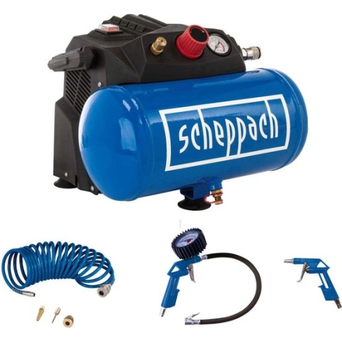 Scheppach Compressor HC06 met accessoireset