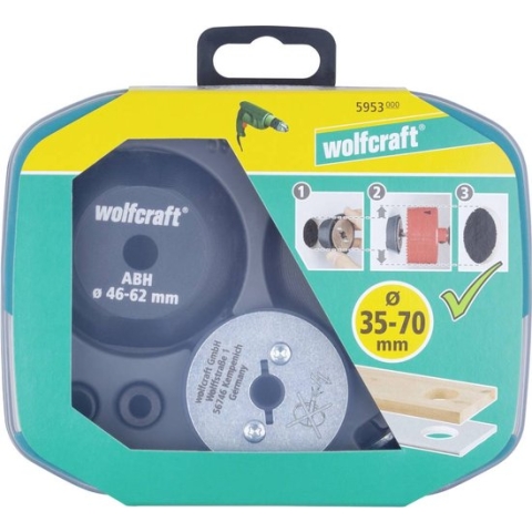 Wolfcraft 5953000 Aanboorhulp 7-delig 1 stuk(s)