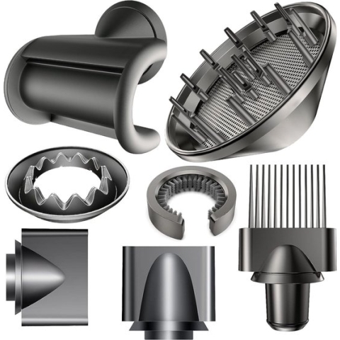 Accessoireset voor Dyson Supersonic Haardroger (7 stuks)