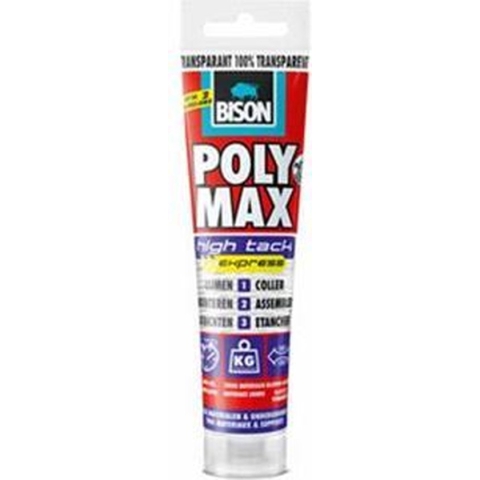 Bison polymax high tack express transparant - 115 gram