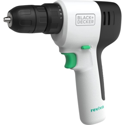 BLACK+DECKER REVDD12C-QW Reviva schroefboor - 12V - duurzaam - LED - variabele snelheid