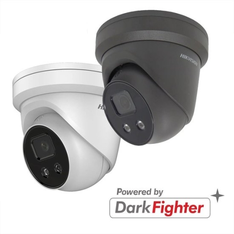 Hikvision DS-2CD2386G2-ISU/SL B 8mp 2.8mm 4K AcuSense vaste turret netwerkcamera, zwart