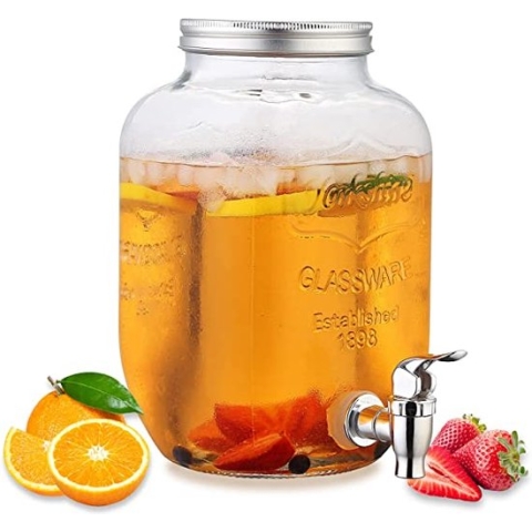 Honingdispenser / Siroopdispenser Glazen Dispenser Dispenser voor Honing Honingpotten - Drankdispenser \ drankkraan, tapkraan