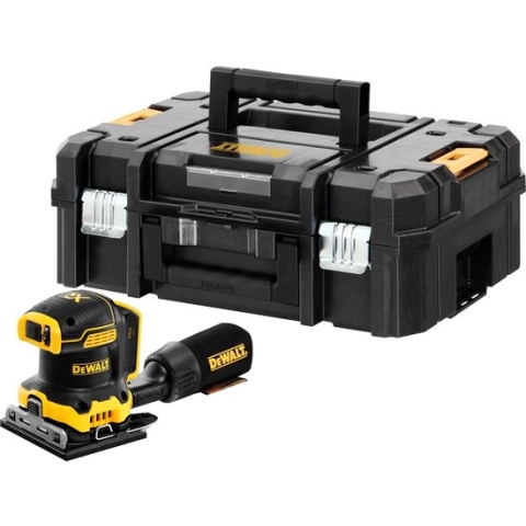 DeWalt DCW200NT 18V Li-Ion accu vlakschuurmachine body in TSTAK - 140 x 115mm - koolborstelloos zonder accu/lader