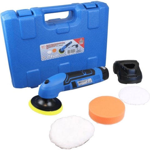Accu Polijstmachine 100mm in koffer + accessoires