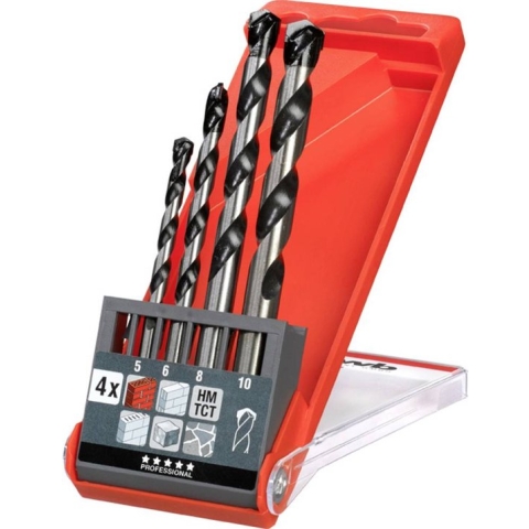 KWB Beton- en steenborenset 5 -10mm 4-delig