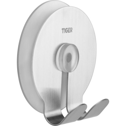 Tiger - Handdoekhaak Twin - RVS geborsteld