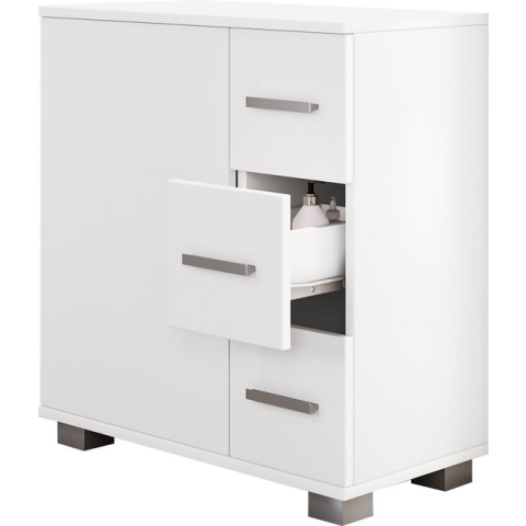 VCM Houten badkamermeubels Midikast Badkamerplank Badkamerlade Zalo XL Houten badkamermeubels Midikast Badkamerplank Badkamerlade Zalo XL