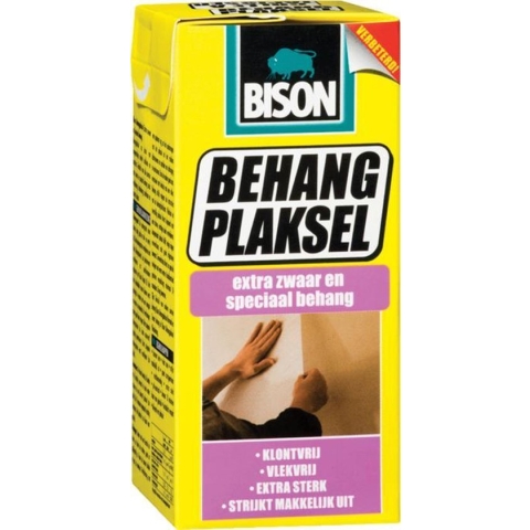 BISON Behanglijm - Behangplaksel - Behangerslijm .Extra zwaar/Speciaal Behang .200G