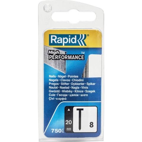 Rapid Nagels - No 8 - 20 mm - 750 Stuks