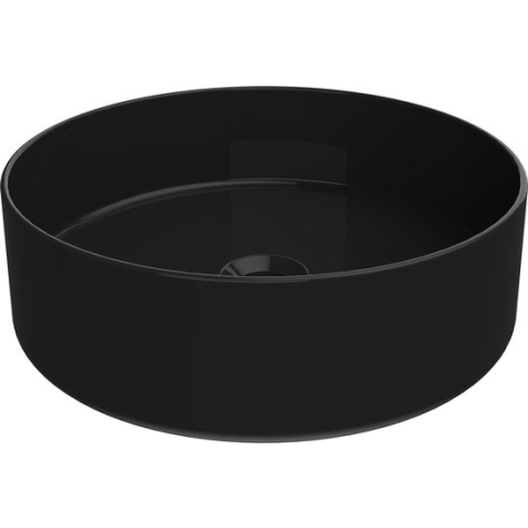 Viidako – Vesii Waskom – Wastafel - Rond – Nano Coating – Mat Zwart – Hoogwaardige afwerking – Trendy design - 40 cm Ø