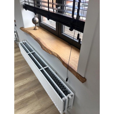 25 mm Eiken houten vensterbank BeGo 30 cm diep x 100 cm lang wandplank Colibri ptmd plank planken opbergbox