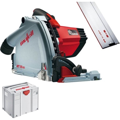 Mafell SET: Invalzaag MT55 cc MidiMAX in Systainer koffer + Liniaal F 160 cm