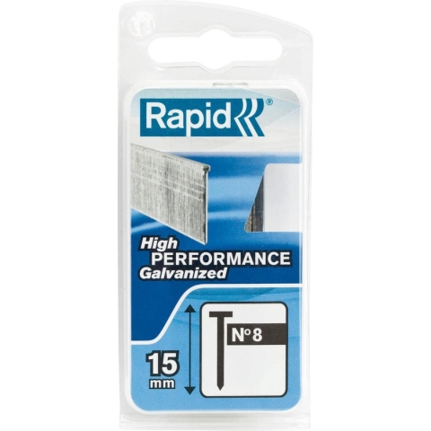Rapid Nagels - No 8 - 15 mm - 1000 Stuks