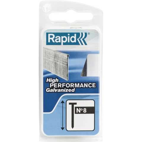Rapid Nagels - No 8 - 25 mm - 1000 Stuks
