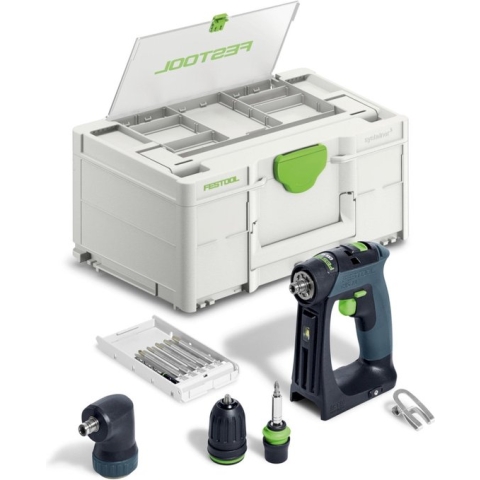 Festool CXS 18-Basic-Set Accu Schroefboormachine 18V Basic Body in Systainer - 577333