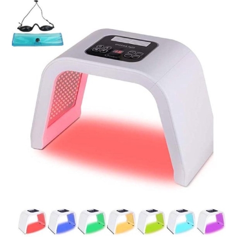 Led masker – lichttherapie – gezichtsmasker led – acneverzorging – anti-aging apparaat – skin care - 7 in 1 Huidverzorging – FDA - CE – 2021