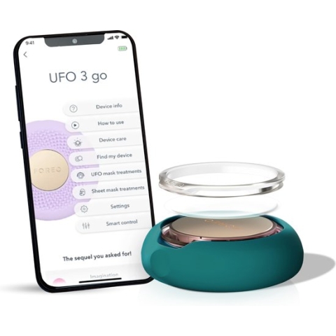 FOREO UFO™ 3 go | Deep Facial Hydration on-the-go, Evergreen