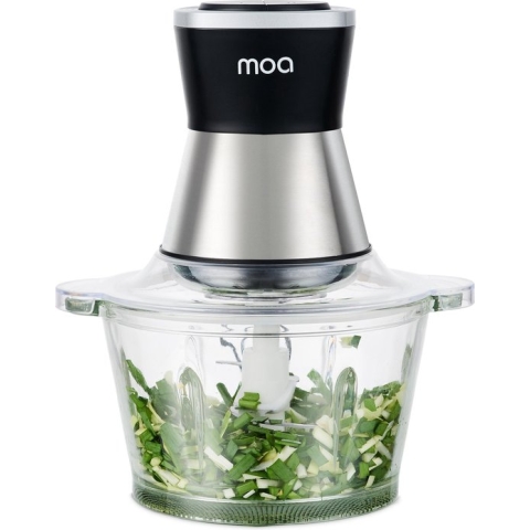 MOA Hakmolen XL - Food Chopper - 2 liter glazen kom - 4 messen - FC360