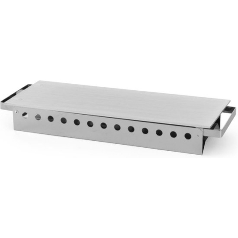 Hendi Warmhoudplaat - 3-pits Rechaud - Warmhoudplaatje met waxinelichtje - Warmhoudplaat met Handgrepen - RVS Schotelwarmer