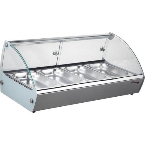 Professionele Warmhoudvitrine | 4x 1/3 Gn | Combisteel | 7487.0135 | Horeca