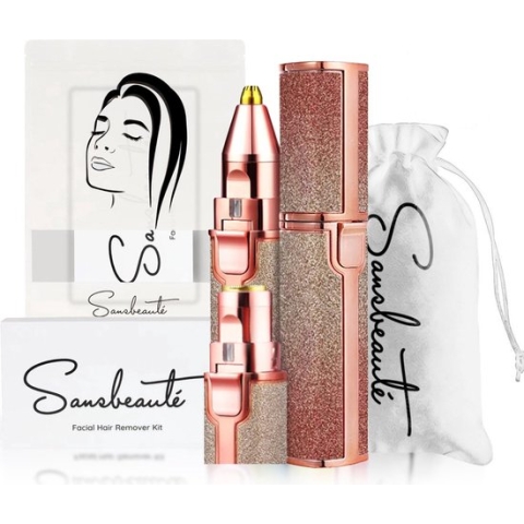 Wenkbrauw Trimmer - Gezichtsontharing Dames - Gezichtshaar Verwijderen Vrouw - Safety Razor - Ladyshave - Flawless Gezichts Ontharing - Wenkbrauw Scheermesje