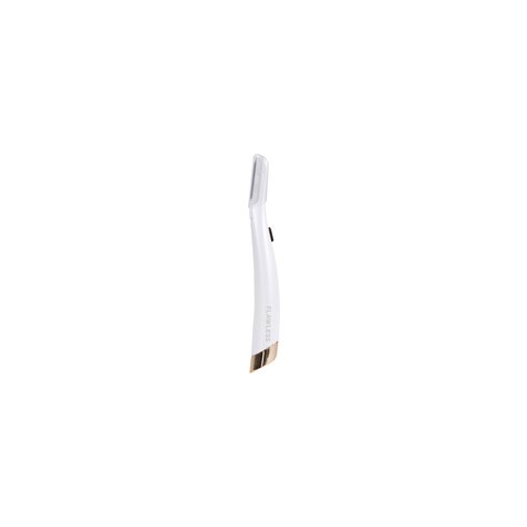 Flawless Dermaplane Glo – 6 exfolierende opzetstukken – met LEDlamp -  Wit/goud
