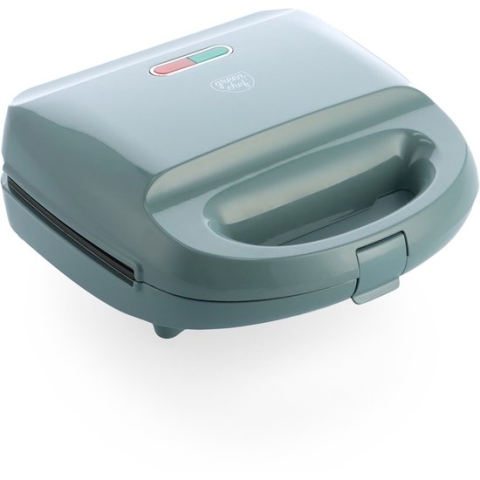GreenChef - 3-in-1 Panini, wafel en croque machine - verwisselbare platen - blauwgrijs - PFAS-vrij