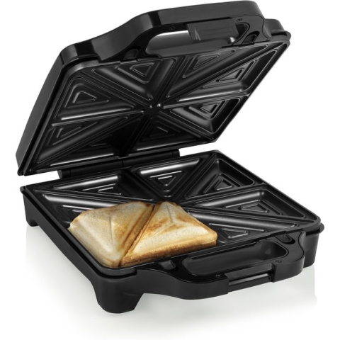 Princess 127006 Sandwich Maker Supreme XXL - XXL Tosti apparaat - Groot bakoppervlak - Uitneembare platen - 1600Watt - 4 tosti's