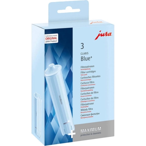 JURA Claris Blue+ Waterfilterpatroon 3-pack (24231) - Vernieuwd Model - 2022
