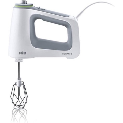 Braun HM 5000 WH Handmixer 700W Grijs, Wit